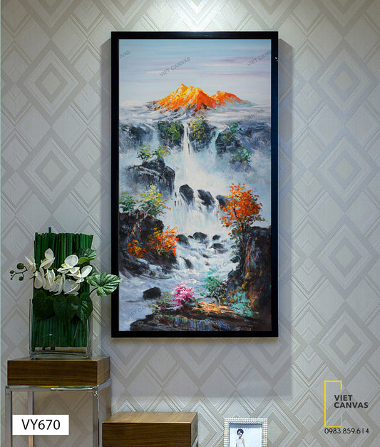 Tranh Núi Rừng Hiểm Trở - VY670