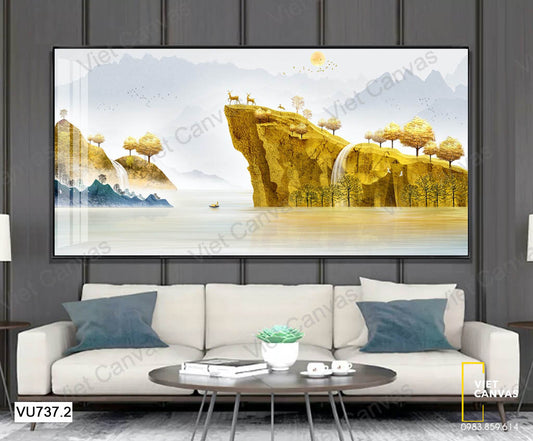 Tranh Núi Sông Hùng Vĩ - VU737.2