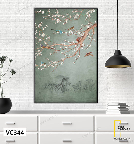 Tranh Oanh Yến Gặp Gỡ Mùa Xuân - VC344