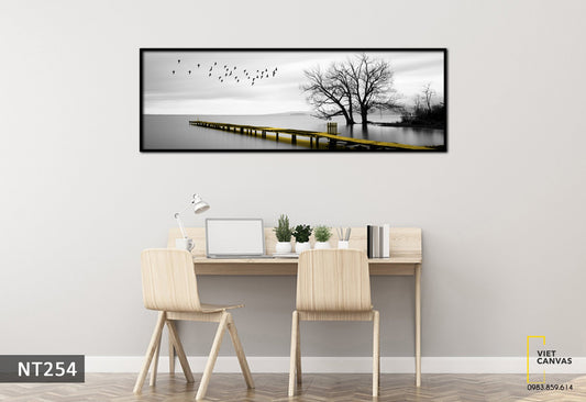 Tranh Phía Cuối Cây Cầu Thầm Lặng - NT254