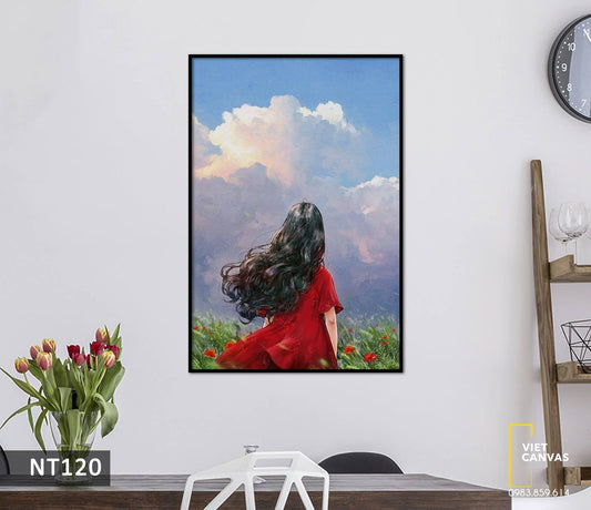 Tranh Phía Sau Một Cô Gái - NT120