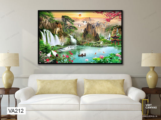 Tranh Phong Cảnh Khu Rừng Trong Lành - VA212