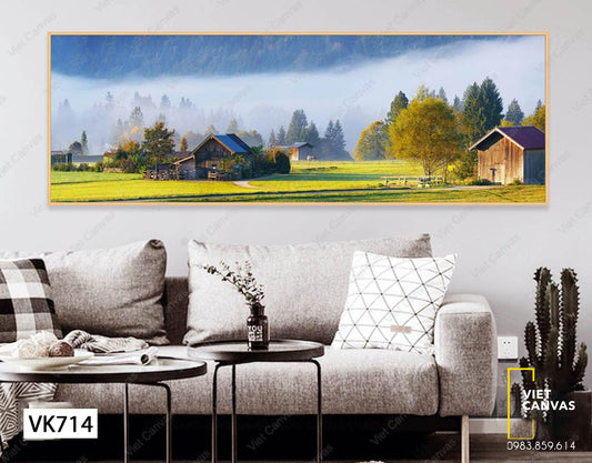 Tranh Phong Cảnh Làng Quê Yên Bình - VK714