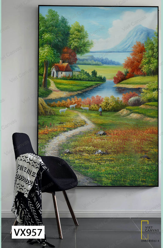 Tranh Phong Cảnh Quê Hương Yên Bình - VX957