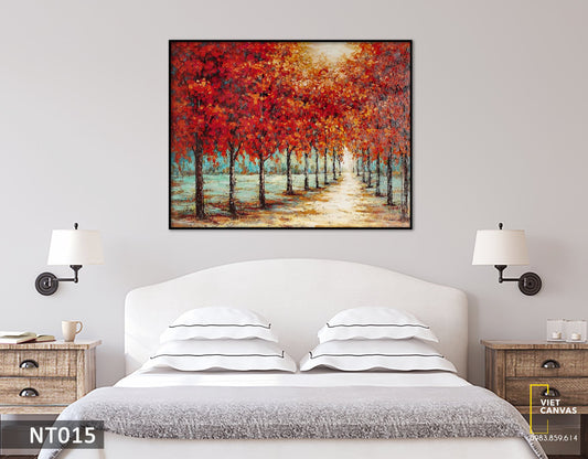 Tranh Rừng Cây Đỏ - NT015