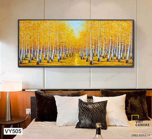 Tranh Rừng Cây Lá Vàng - VY505