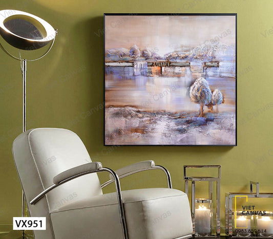 Tranh Rừng Cây Mùa Đông - VX951