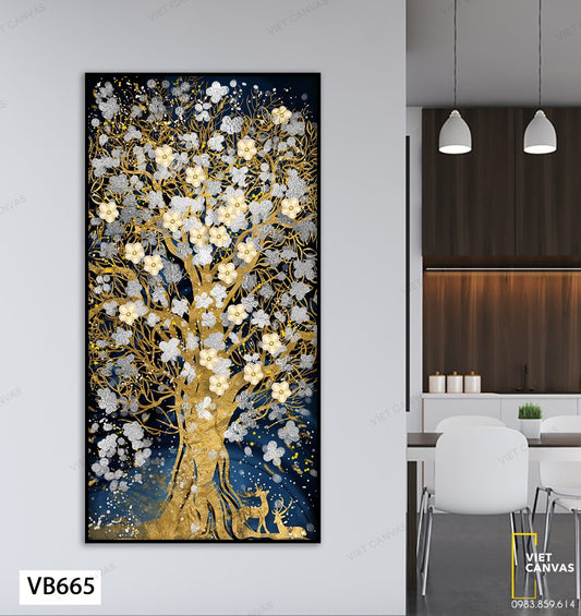 Tranh Sắc Hoa Rực Rỡ - VB665