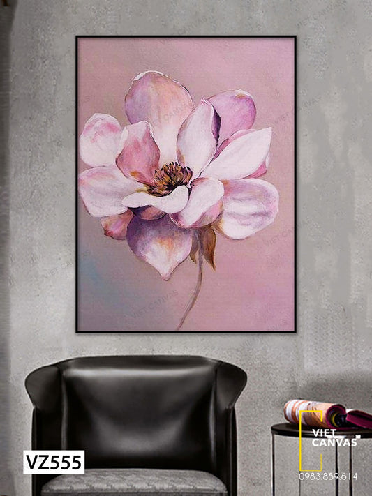Tranh Sắc Hồng Của Hoa - VZ555