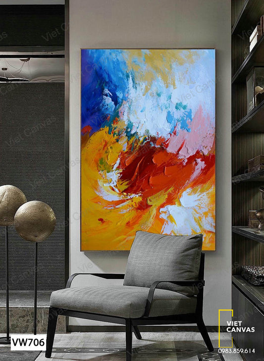 Tranh Sắc Màu Trừu Tượng - VW706