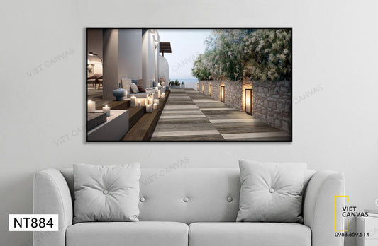 Tranh Sân Nhà - NT884
