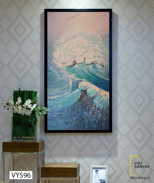 Tranh Sóng Xô Cuồn Cuộn - VY596