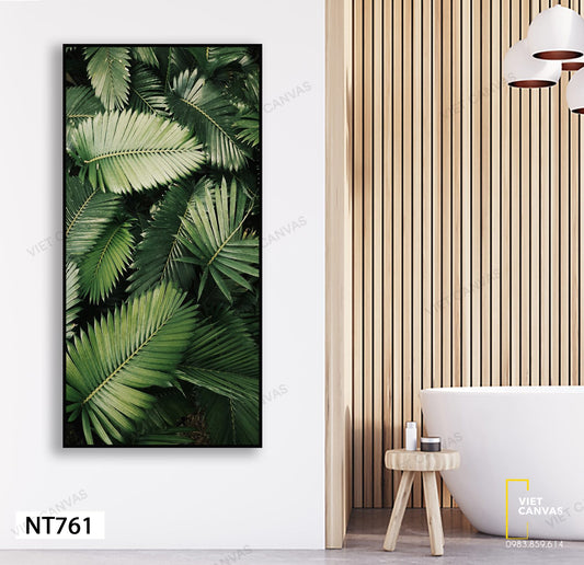 Tranh Tán Lá Xanh - NT761