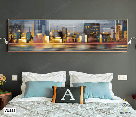 Tranh Thành Phố Bên Dòng Sông - VU555
