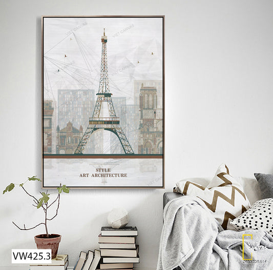 Tranh Tháp Paris - VW425.3