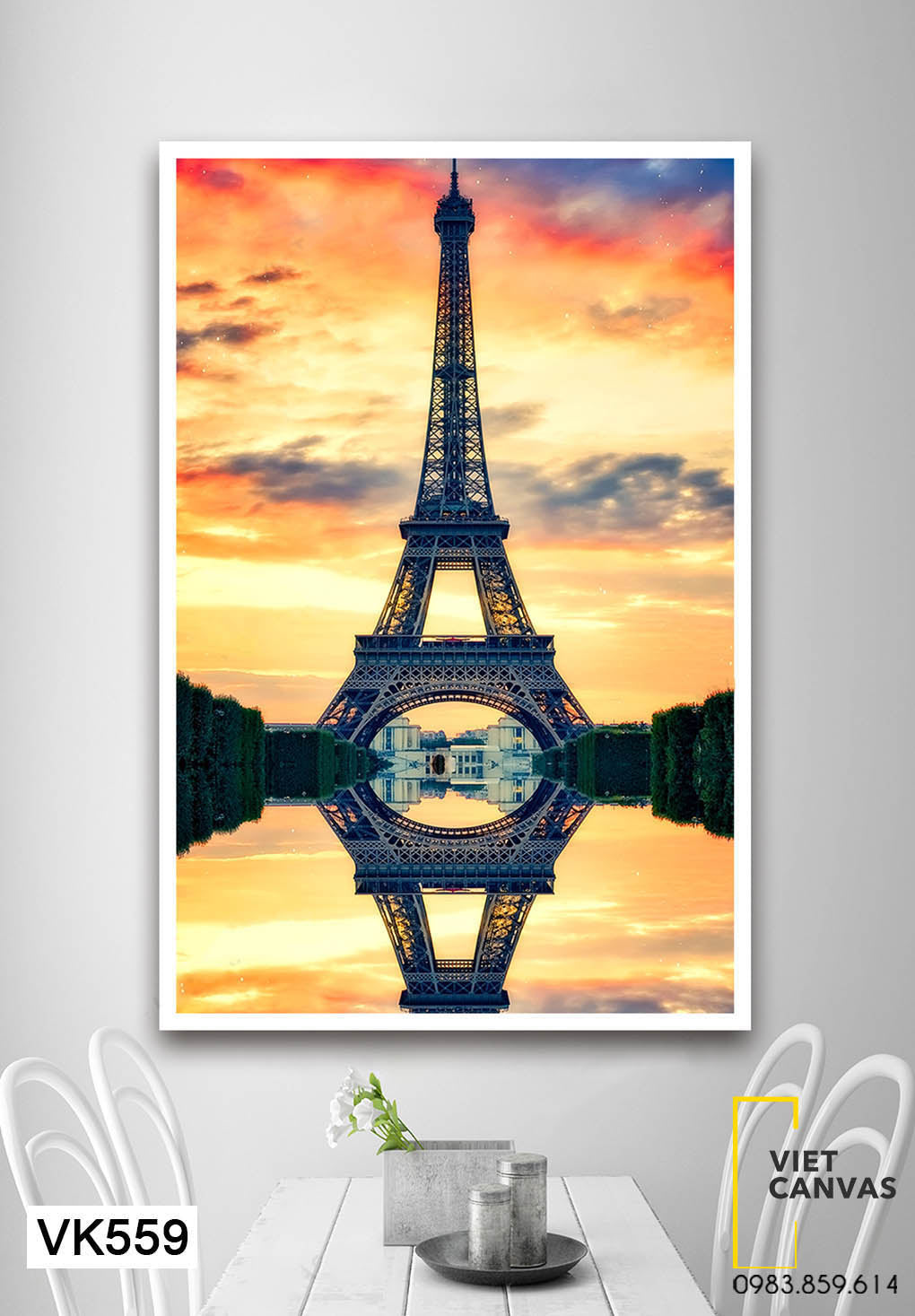 Tranh Tháp Paris - VK559