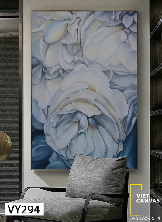 Tranh Hoa Trắng Tinh Khôi - VY294