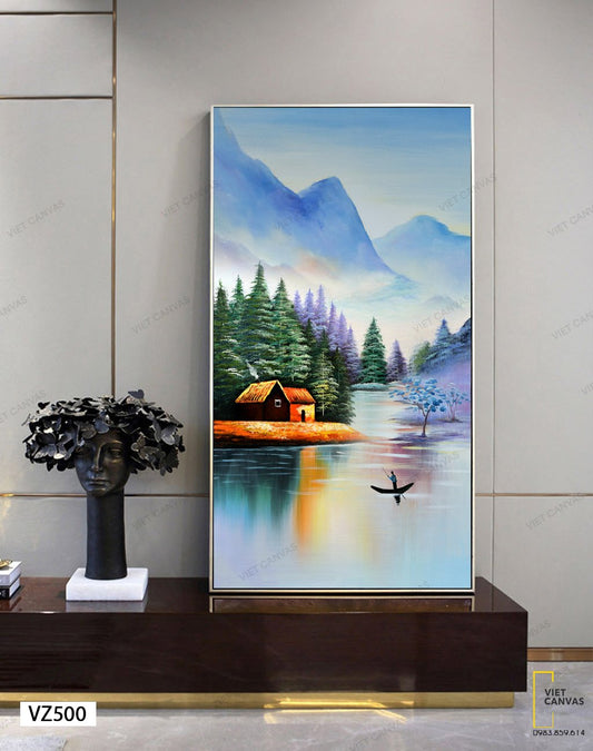 Tranh Thiên Nhiên Non Nước Yên Bình - VZ500