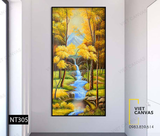 Tranh Rừng Lá Mùa Thu - NT305