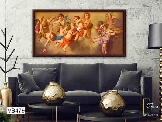 Tranh Trái Tim Chúa Hướng Về Chúng Sinh - VB479