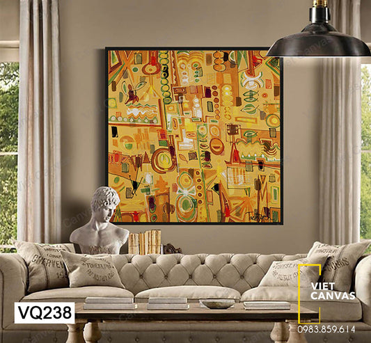 Tranh Họa Tiết Thổ Cẩm - VQ238