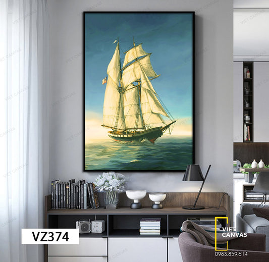 Tranh Thuận Buồm Xuôi Gió - VZ374