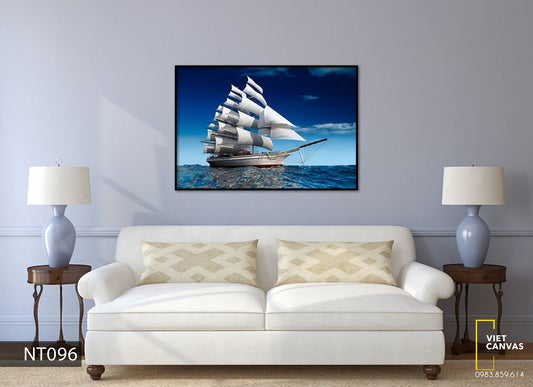Tranh Thuận Buồm Xuôi Gió - NT096