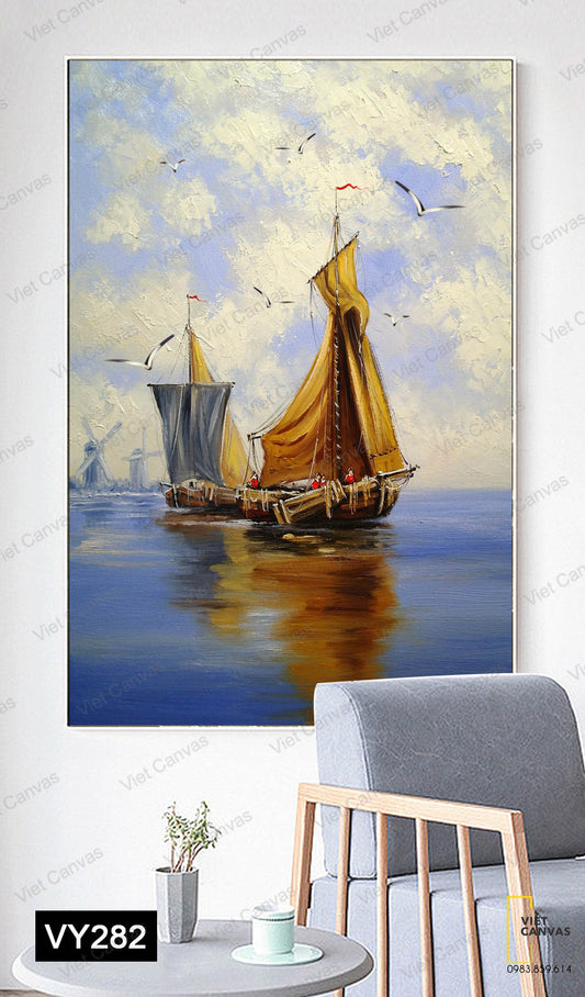 Tranh Chiếc Thuyền Buồm - VY282