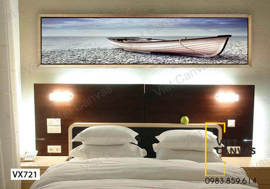 Tranh Thuyền Cập Bến - VX721