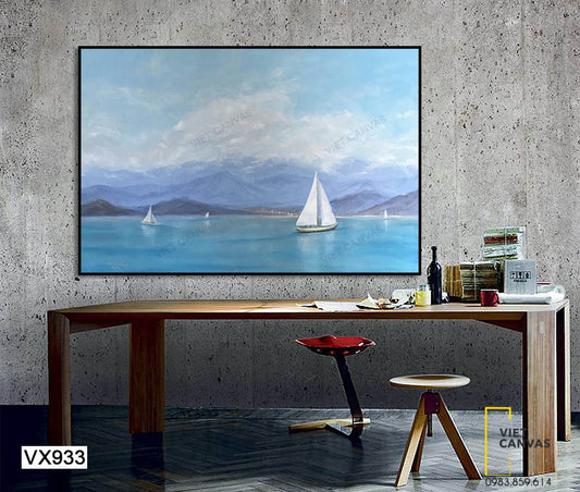 Tranh Thuyền Ra Khơi Xa - VX933