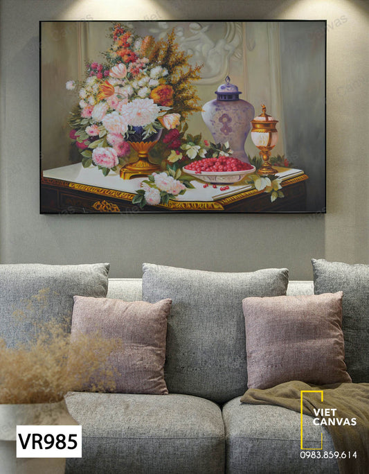 Tranh Tĩnh Vật Hoa Quả - VR985