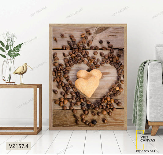 Tranh Tình Yêu Coffee - VZ157.4