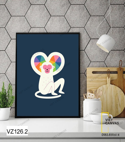 Tranh Tình Yêu Của Chú Khỉ - VZ126.2