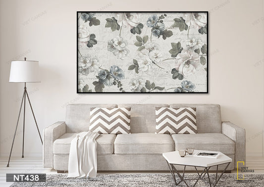 Tranh Lá Cây Và Bông Hoa - NT438