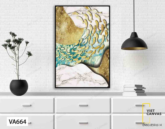 Tranh Dòng Cá Về Với Đại Dương - VA664