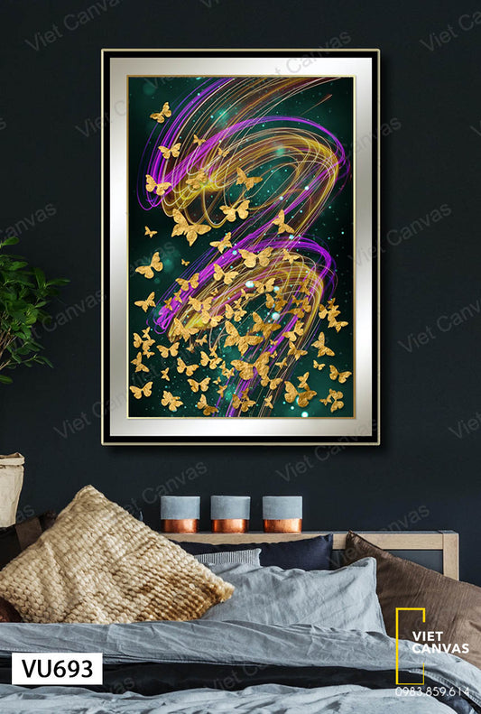 Tranh Đàn Bươm Bướm - VU693