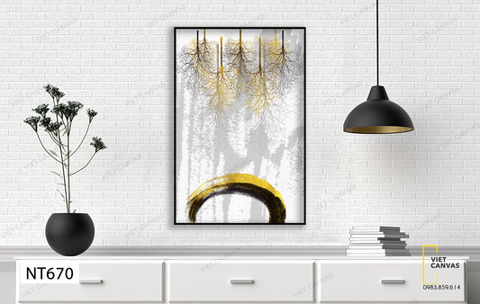 Tranh Rừng Cây Ngược - NT670