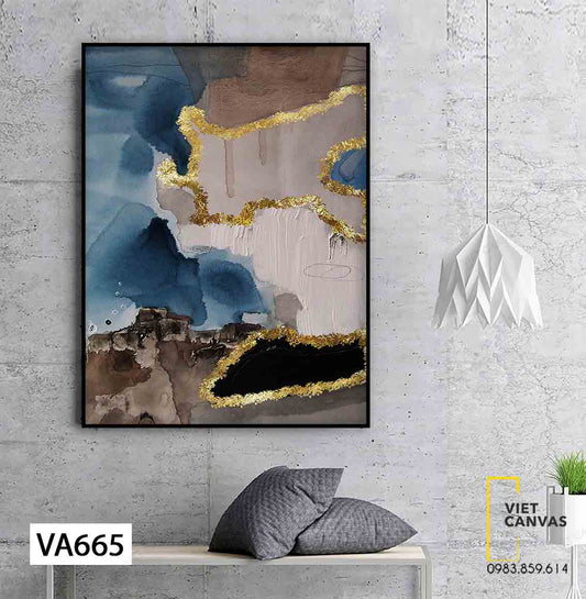 Tranh Trừu Tượng Sắc Màu - VA665