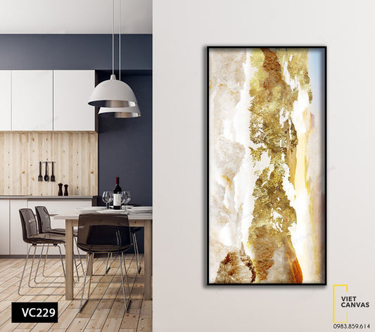 Tranh Trừu Tượng Vàng Gold - VC229