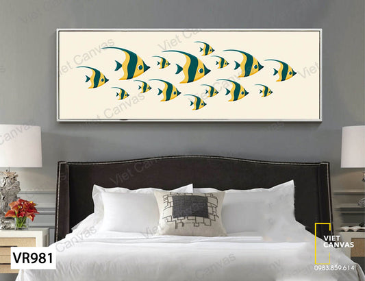 Tranh Những Con Cá Thù Lù - VR981