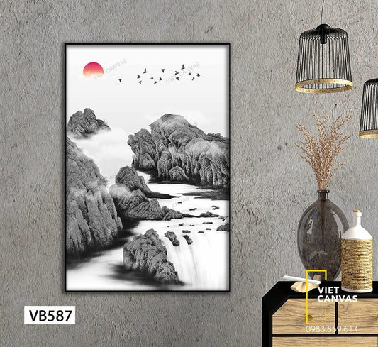 Tranh Vẻ Đẹp Biển Chiều Bình Yên - VB587