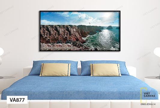 Tranh Vách Đá Ven Biển - VA877