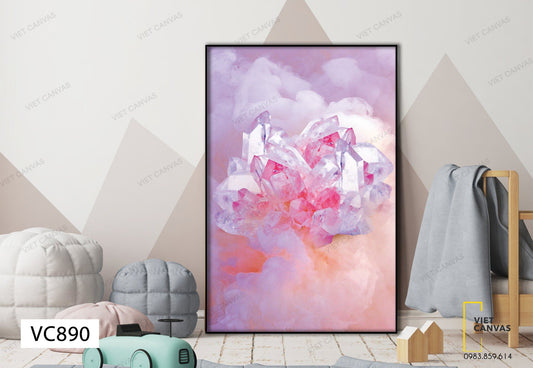 Tranh Vẻ Đẹp Của Đá Thạch Anh Hồng - VC890