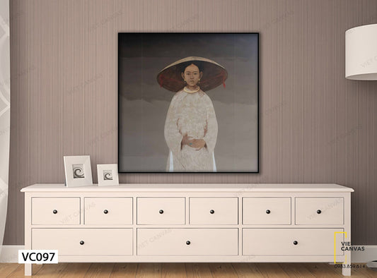 Tranh Vẻ Đẹp Truyền Thống Của Người Phụ Nữ Việt - VC097