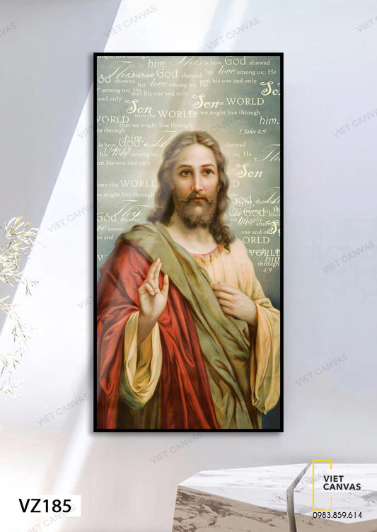 Tranh Vui Trong Trái Tim Chúa Giêsu - VZ185