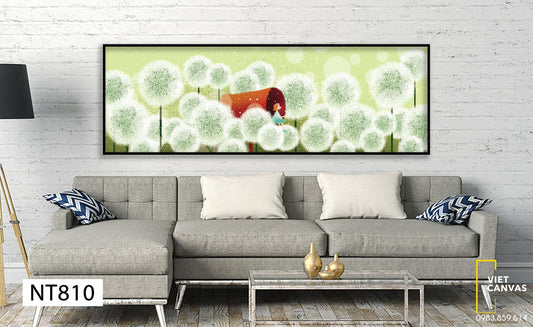 Tranh Vườn Bồ Công Anh - NT810