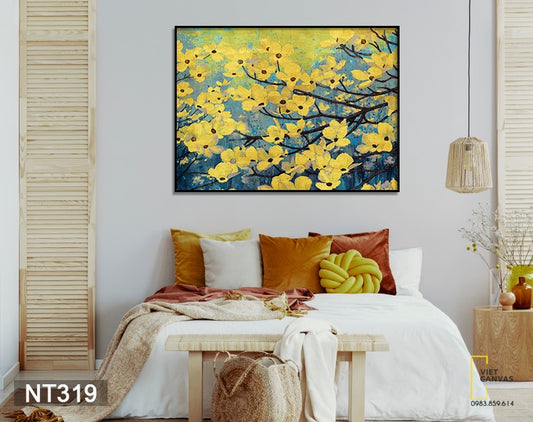 Tranh Sắc Vàng Của Vườn Hoa - NT319