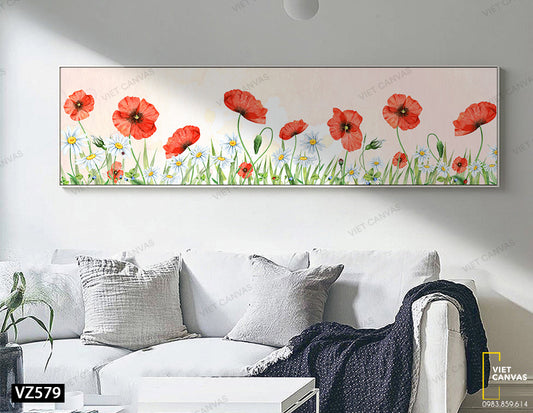 Tranh Vườn Hoa Tươi Đẹp - VZ579