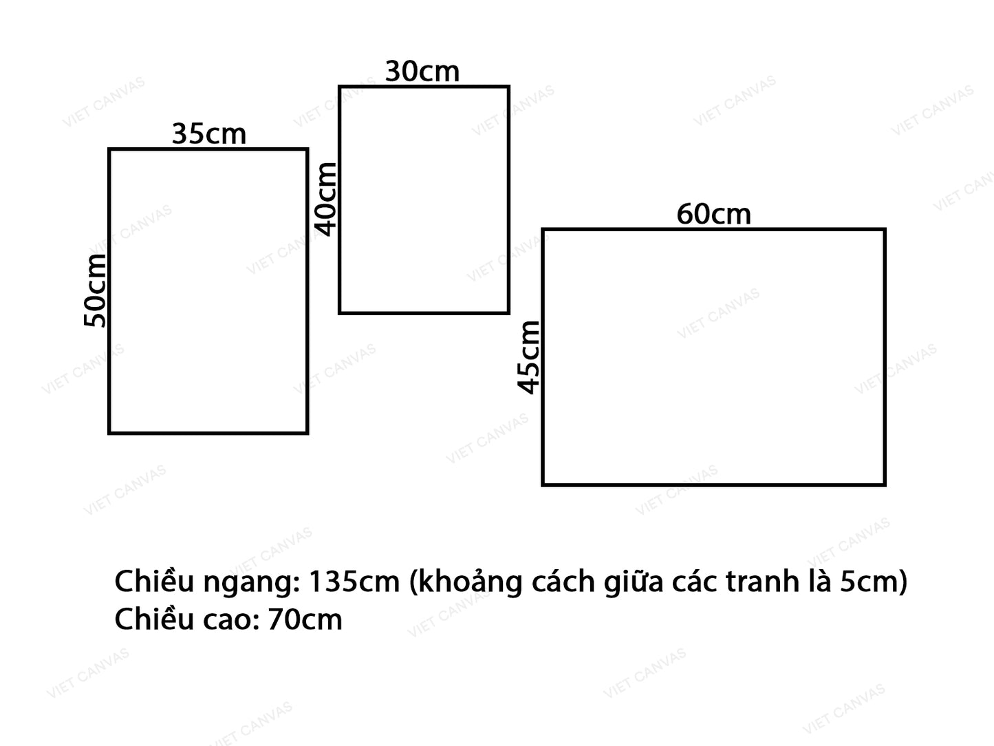 Bộ 3 Tranh Xương Cá, Chú Thỏ Và Con Nhím - VX291.1